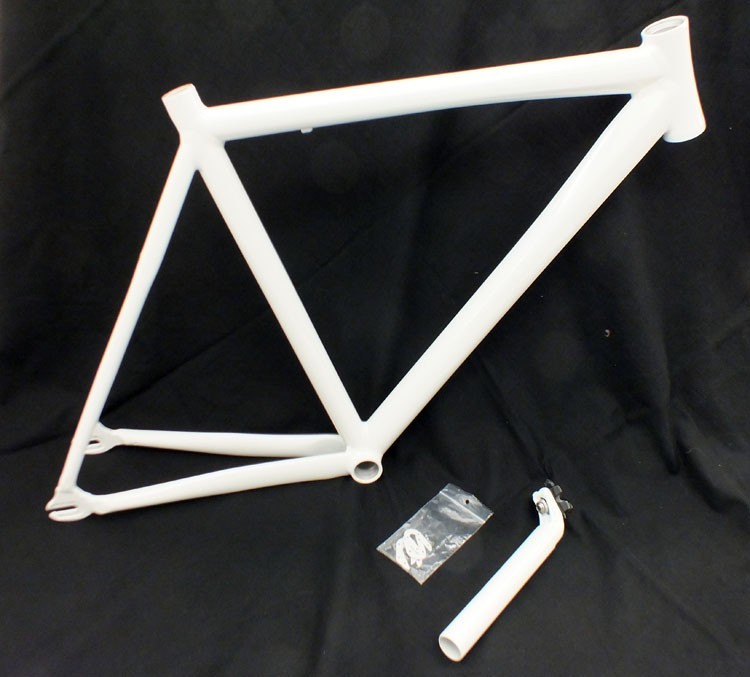 Unbranded Aluminum Track Single Speed Road Bike Frame 53cm 700c Wheel