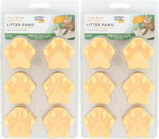 Pet Odor Control Paws for Litter, Ocean Breeze, 6-Count, Pack of 2