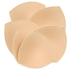 Bra Pads Inserts Triangle Sports Cups - Push-Up for Dress, Swimsuit 3 Colors 