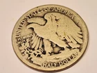 1918 Walking Liberty Half Dollar, DENVER MINT, Worn but Readable, Better Date