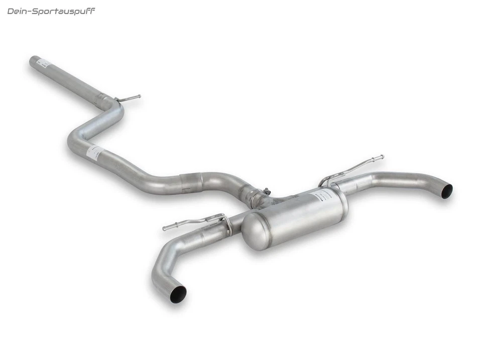 Impianto Completo Remus Racing Ab OPF VW Golf 8 GTI 2x98mm Nero Cromo - Immagine 2 di 3