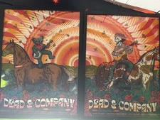 Dead & Company Poster 6/18/2023 SPAC Saratoga Springs 2 Piece Set VIP