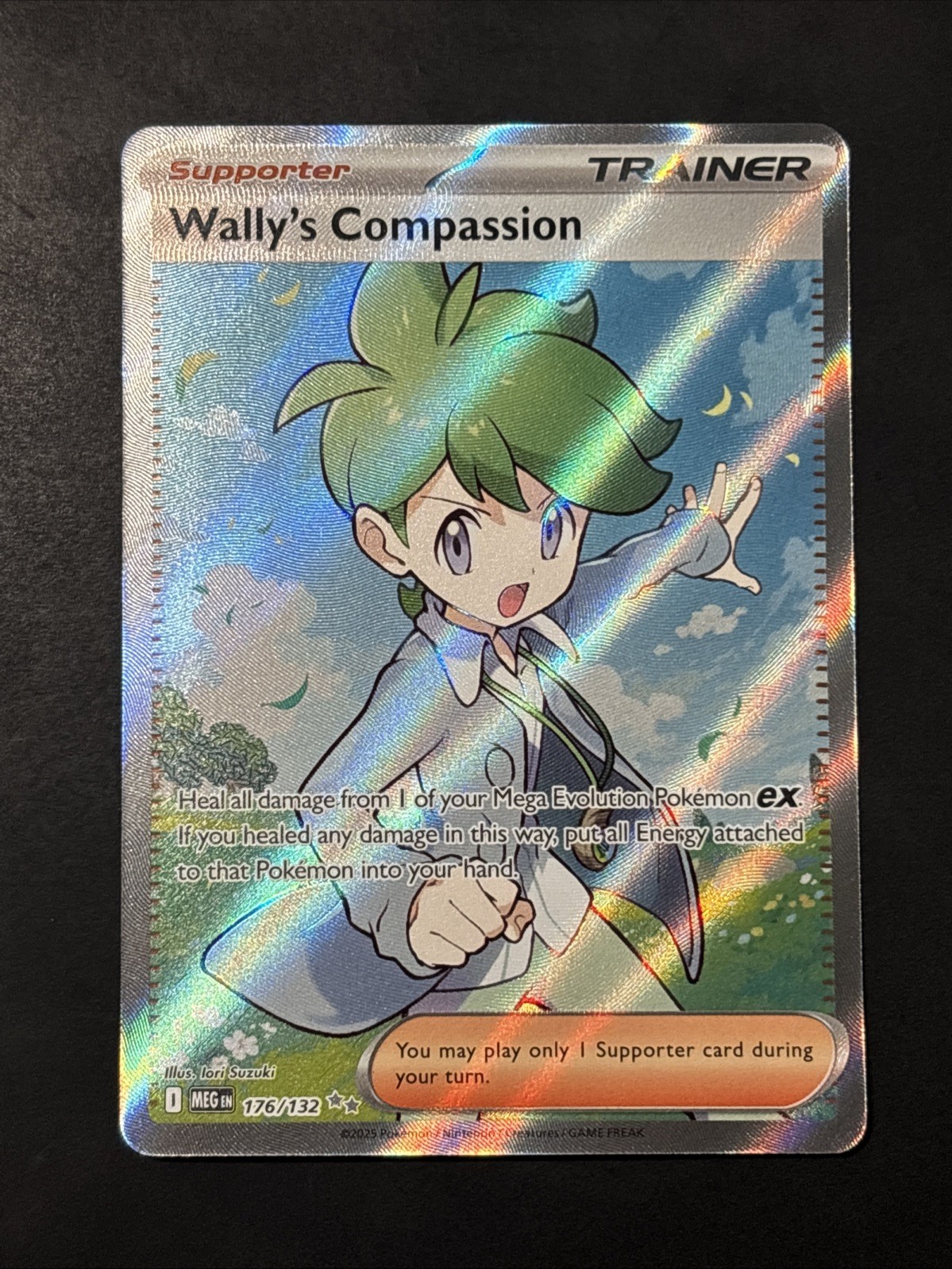 Wally's compassion 176/132 Pokemon Mega evolution LP