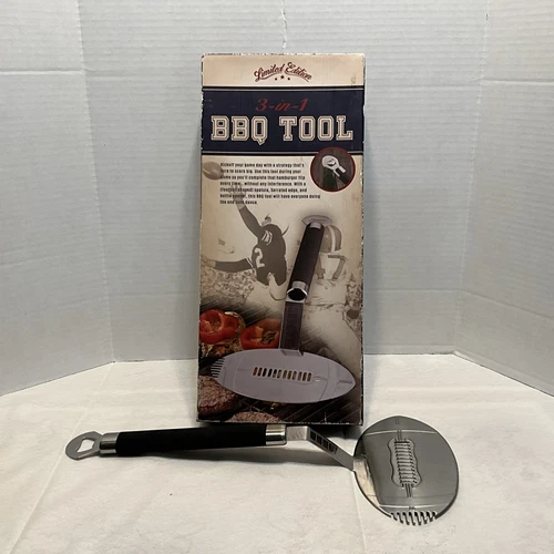 BBQ Tool 3 In 1 Limited Edition Shaped Like A Football
