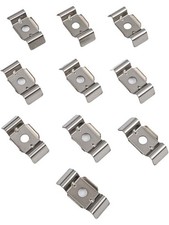 Morsetto a forma di farfalla staffa recinzione doppio palo compatibile con pali