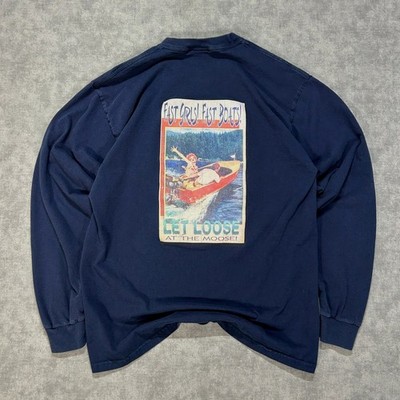 Rusty Moose Fast Girls Fast Boats Port and Company graphic tshirt mens Large