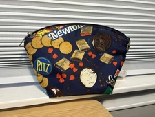 Nicole Miller junk food Vintage Makeup Bag Pouch 90s California