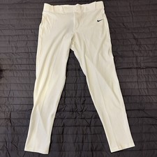 Nike Vapor Premier Dri-Fit ADV Tapered Baseball Pants Men's XL White FZ1377-100