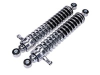 StoßDäMpfer Satz Schmitt 360Mm Verstellbar Chrom FüR Simson S51, S70, S53, S83 E