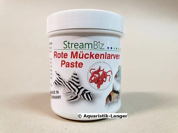 StreamBiz Rote Mückenlarven Paste - für tropische Zierfische