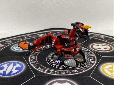 Bakugan Battle Brawlers Pyrus Hex Viper Helios Anime Color Card Painted 