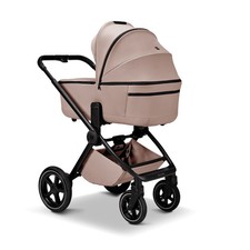 Moon Kombikinderwagen Kinderwagen GIO 2.0 sand Fußsack Handmuff sand