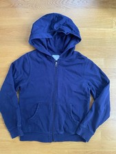 Hanna Andersson French Terry Navy Zip Hoodie 130/8