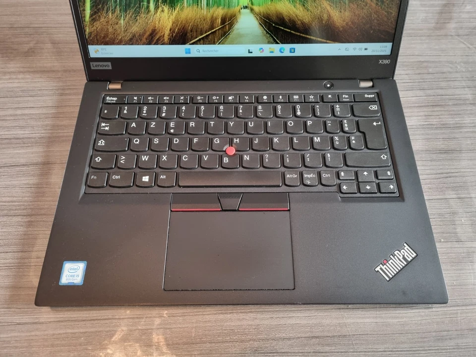 Lenovo ThinkPad X390 · i5-8265U · 8GB · 256GB, photo 2 sur 5