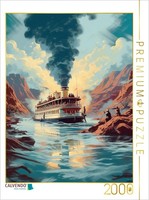 Calvendo Puzzle Steam On The Horizon: The Riverboat Of Freedom | 2000 Pieces, Fi