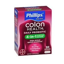 Colon Health Daily Probiotic Capsules 30 Count By Phillips