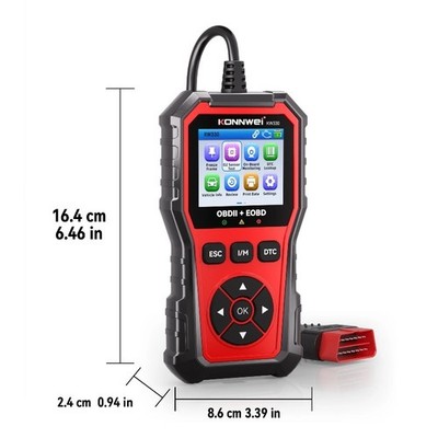 Auto-OBD2-Fehlerscanner, Motorbatterietest, Fehlercode, OBD-Inspektionswerkzeug