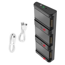 3 Way Fast Battery Charger USB Charging Hub Dock Station For DJI AIR 3 Drone A