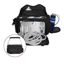 Portable Dental Unit with Air Compressor Suction System 3 Way Syringe 410W-us