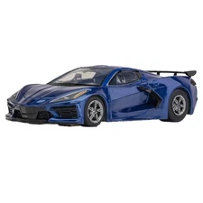 HRP Afx Racing Corvette C8 Riptide Blue Metallic Slot Car
