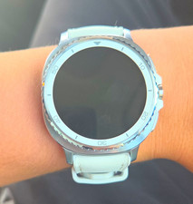 Samsung Galaxy Watch SM-L500 46mm Silver Stainless Steel White Leather Band
