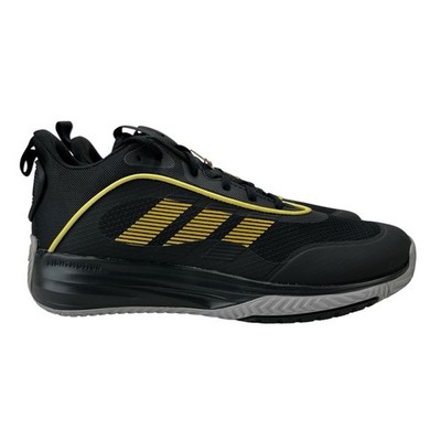 Adidas Own The Game 3.0 Core Black Gold Basketball Shoes IF4566