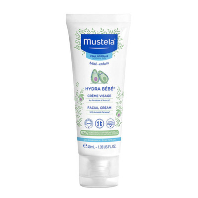 Mustela Hydra Bebe Face Cream   Daily Baby Moisturizer with Natural Avocado, Joj