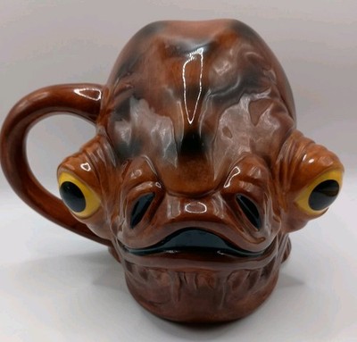 Vandor Star Wars Admiral Ackbar 2021 Brown Ceramic 20oz Mug Collectible READ