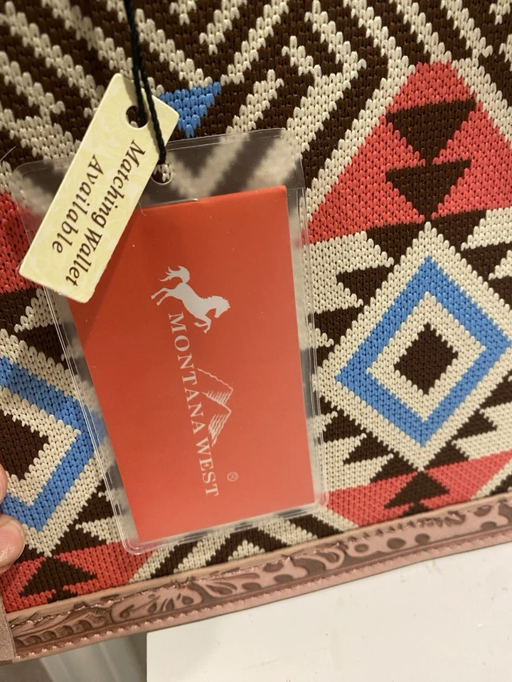 Сумка с короткими ручками скрытого ношения Montana West Aztec новая с ценниками прочтите описание размеров - Изображение 4 из 4