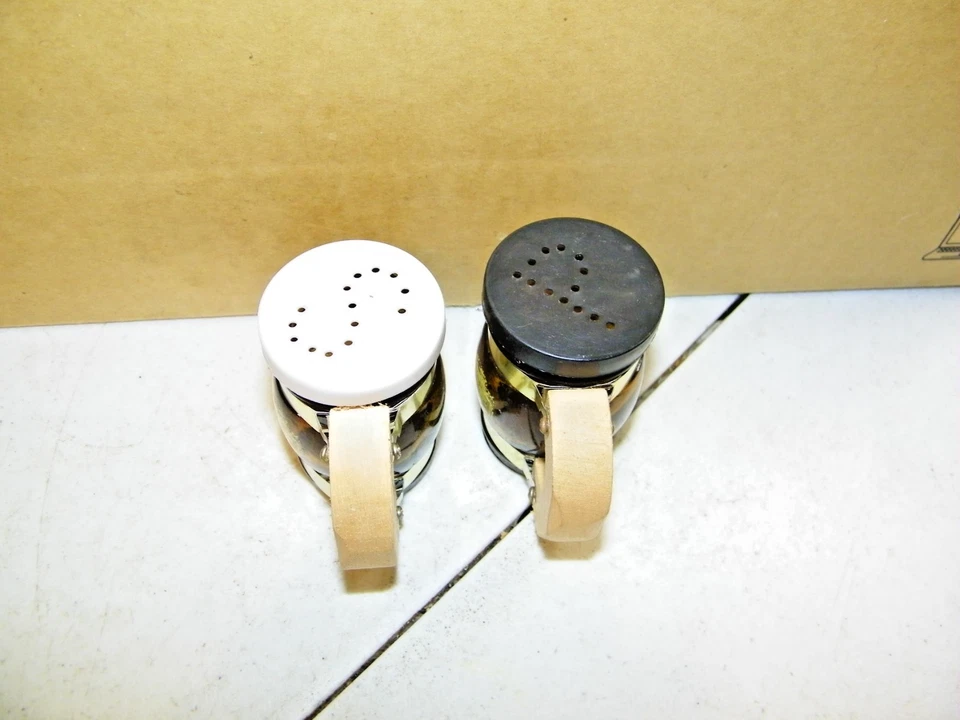 Taza de barril de sal y pimienta vintage Lincoln's nueva Salem Lincoln's Home Foto 4 de 4