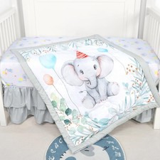 Crib Bedding Set for Boys 3 Pieces, Soft Baby Nursery Bed Sets for Newborn In...