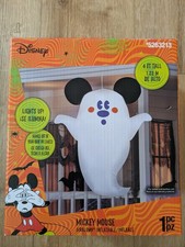 Disney Halloween Mickey Mouse Ghost Hanging 4 Ft. Airblown Inflatable Tested