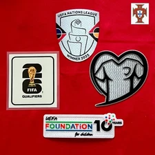 Portugal World Cup Qualifier 2026 patch + Nations League 2025 Winner badge