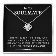 To Soulmate Necklace Gift For Girlfriend Wife Birthday Valentines Day Christmas
