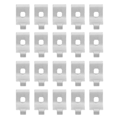 20 Pcs Clip Set Support Clips Shelving Brackets Ledge Shelf Clamp