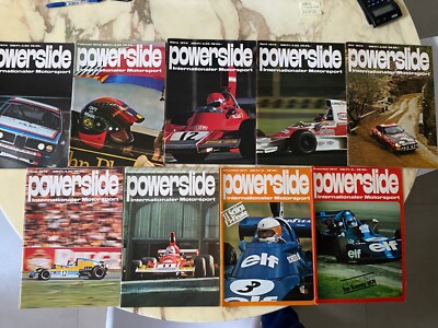 Konvolut 9 Nr. Powerslide Internationaler Motorsport 1974 Magazin Zeitschrift Sport Auto
