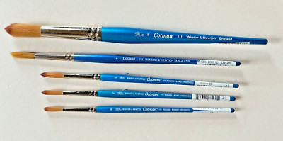 Winsor & Newton Künstler Cotman Serie 111 Rundpinsel ~ 5 Variationen