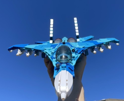 SU-27 Flanker Kampfjet Bausteine Steine Militär Russisch OVP - Bild 12 von 14