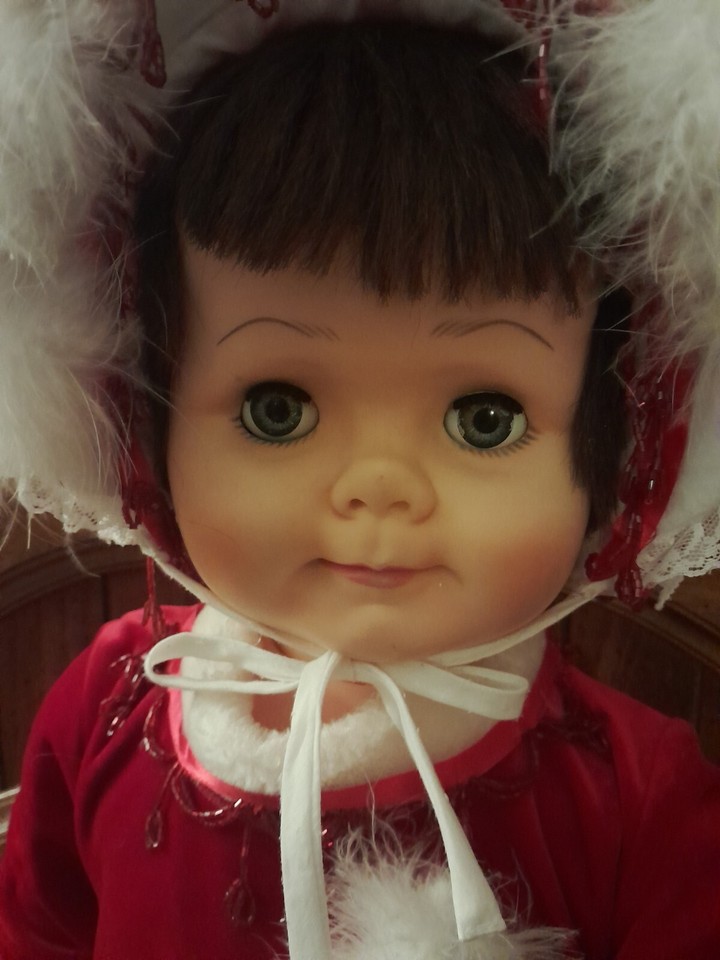 Vintage 32" Kaysam Jolly Toys 1960 Playpal Type Companion Doll Extra