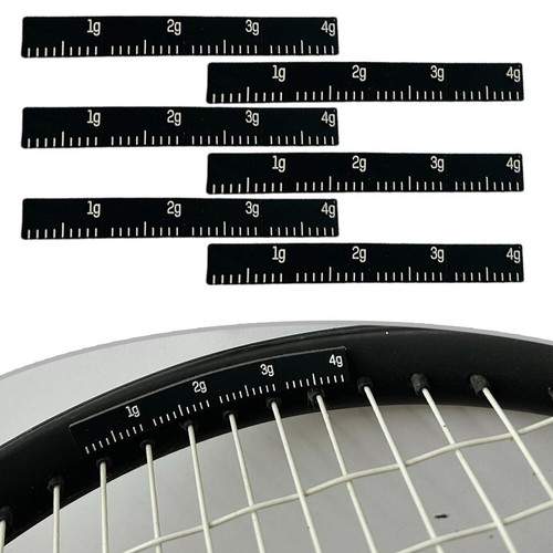 Silikon Schwung Gewicht Tapes für Tennisschläger 6er Pack verstellbar - Bild 2 von 12