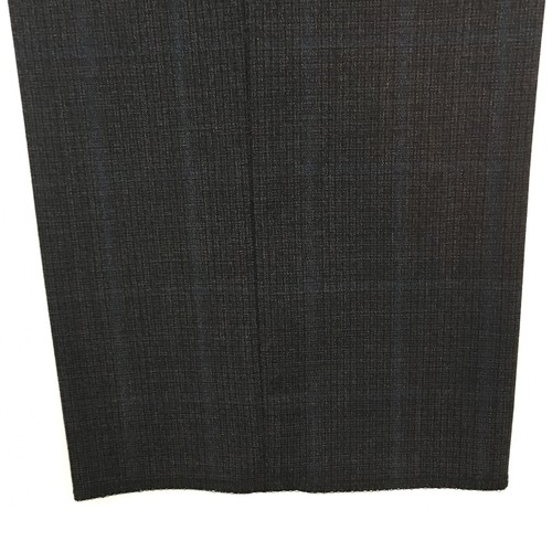 New dkny 2 piece mens suit charcoal blue checks slim fit 40L 100% wool ea0095 - Picture 12 of 12