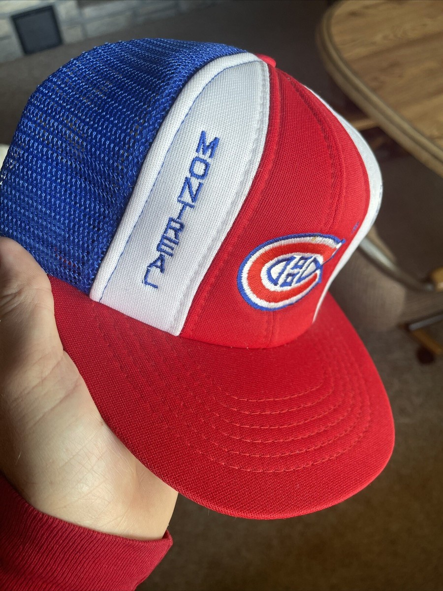 Vintage 80s Montreal Canadiens￼ NHL Lucky Stripes Snapback Hat