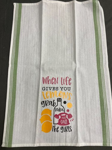 Funny Tea Towel, Decorative Hand Towel, Kitchen Dish Towel, Gag Gift - Picture 2 of 3