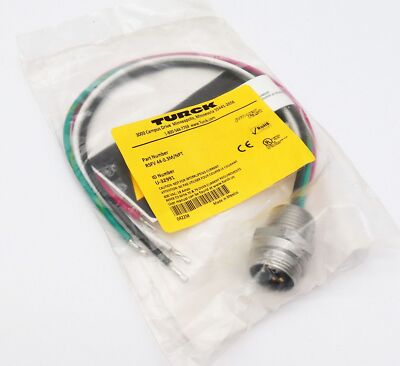 Turck power fast RSFV 44-0.3M/NPT U-32991 600VAC Verbindungskabel -unused-