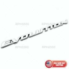 Mitsubishi Evolution Luggage Lid Truck Logo Emblem Badge Chrome Sport