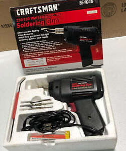 Craftsman HD SOLDERING GUN ( 230/150 WATT)MODEL # 09/54046 STARTS AT A