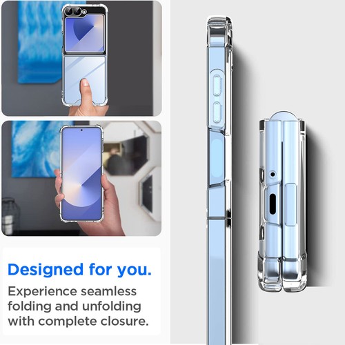 For Samsung Galaxy Z Flip 6 Flip7 Case Magsafe Shockproof Heavy Duty Clear Cover - Picture 9 of 22