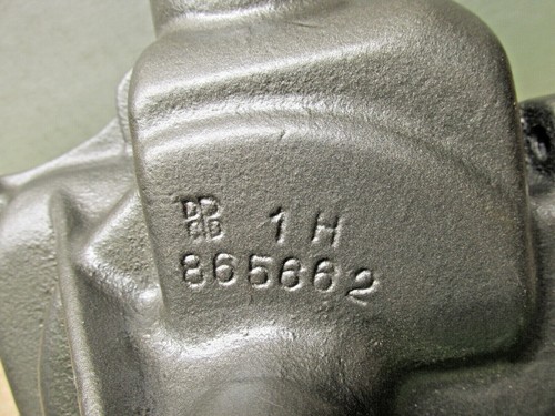 1941 1942 CHRYSLER 324 8 CYLINDER FRESH MODERN REBUILT WATER PUMP OEM 865662 USA - Picture 4 of 10