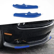 Front Bumper Lip Splitter Protector Cover Trim For Dodge Challenger R/T GT Blue 