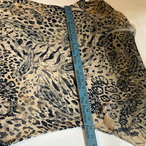 Jane Ashley Animal Print Short Sleeve Blouse Size XL - Picture 11 of 13